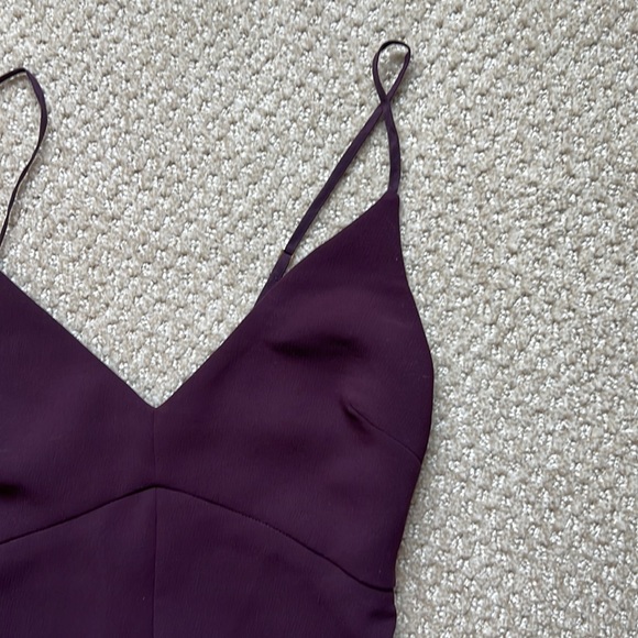 Aritzia Wilfred Maroon Mini Dress, Size 2 - Picture 4 of 12